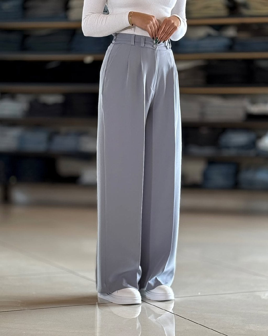 sachin and babi light blue dress Tall Victoria High Waisted Dress Pants - Black main image 0
