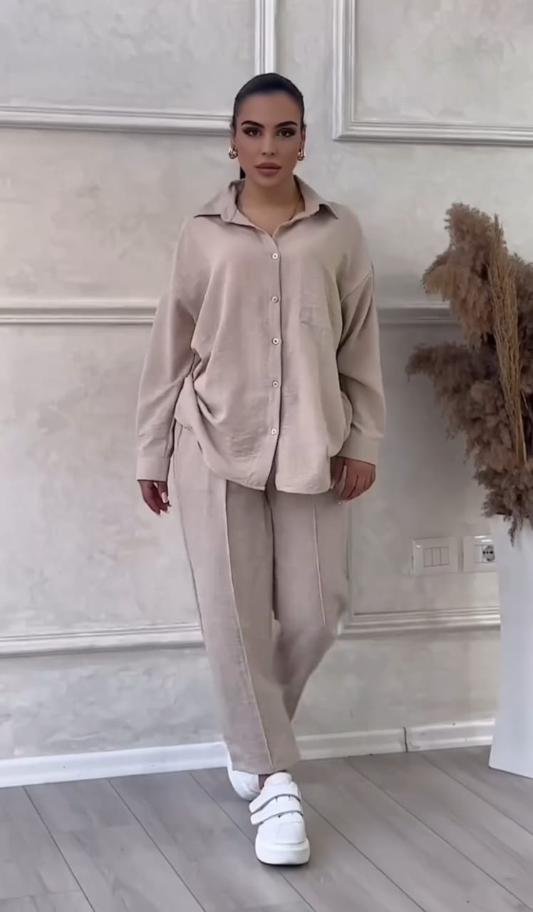 Women's Comfortable Shirt & Trouser Set