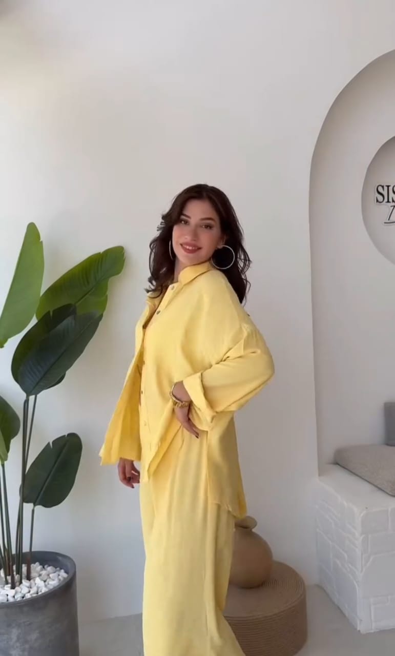 Women's Casual Shirt & Trouser Set