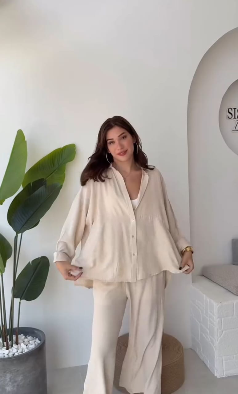 Women's Casual Shirt & Trouser Set